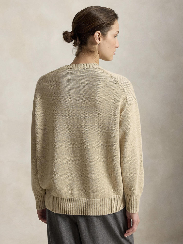 Winter Polo Bear Crewneck Sweater