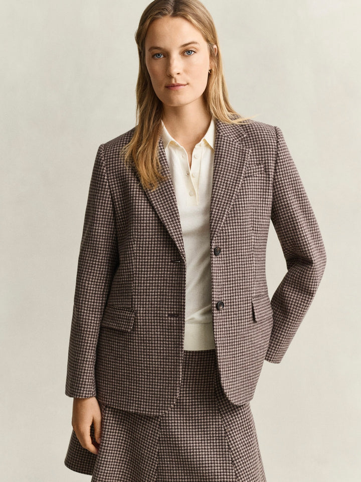 Reg Houndstooth Blazer