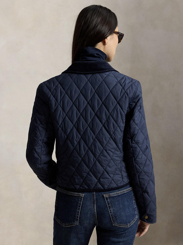Double breasted quilted jacket