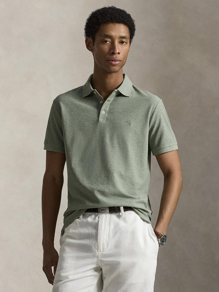 CUSTOM SLIM FIT MESH POLO