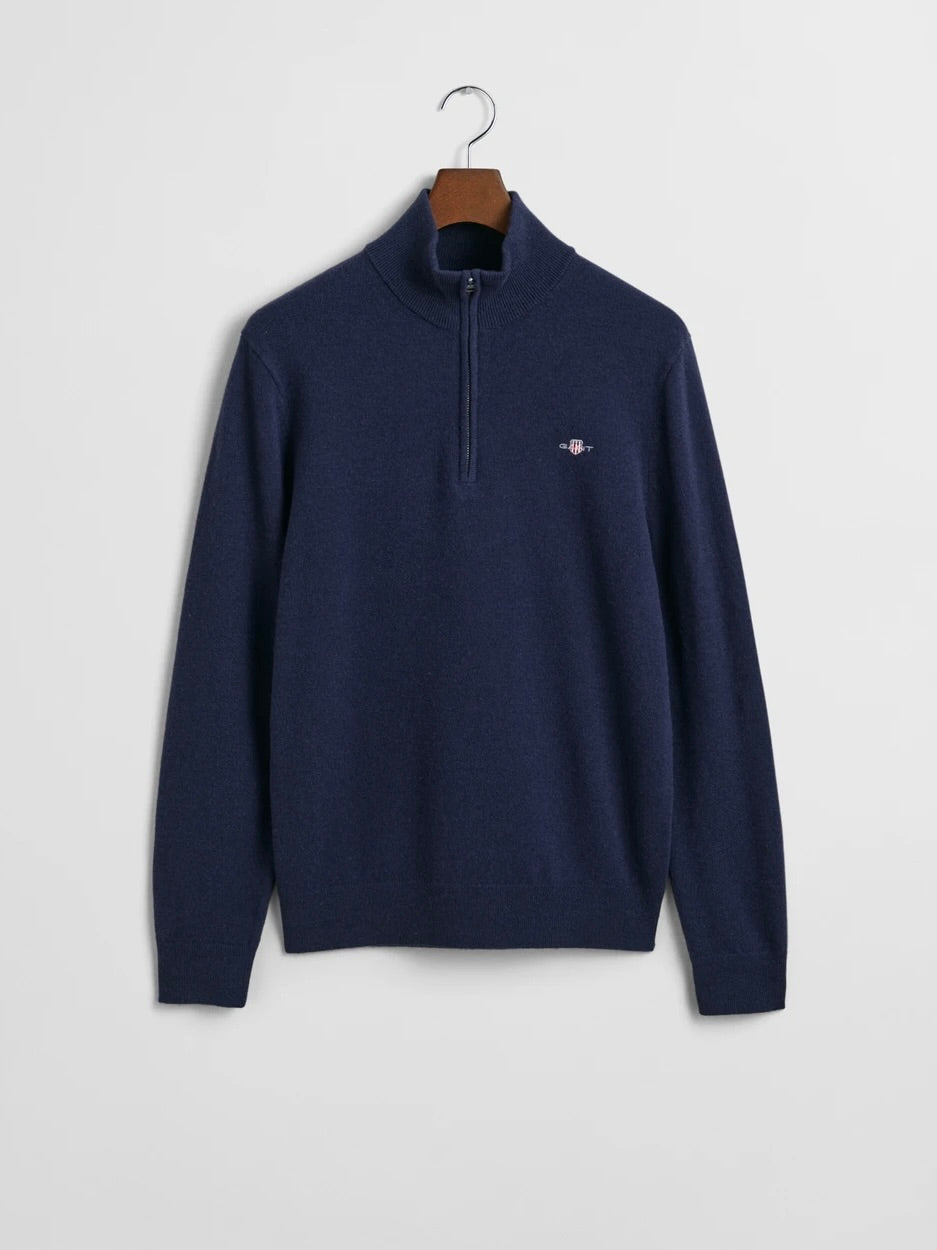 Extrafine Lambswool Half Zip