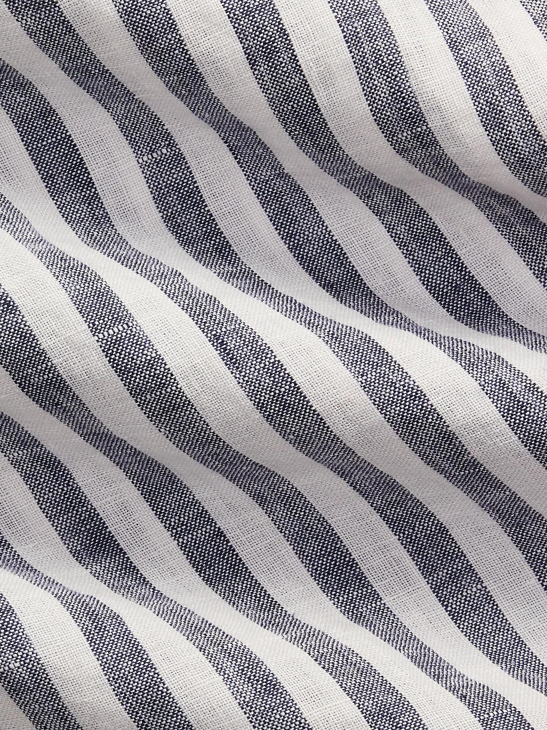 Custom Fit Striped Linen Shirt