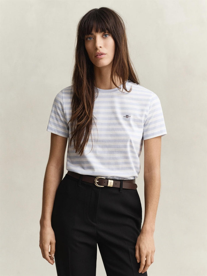 Reg Striped Shield T-Shirt