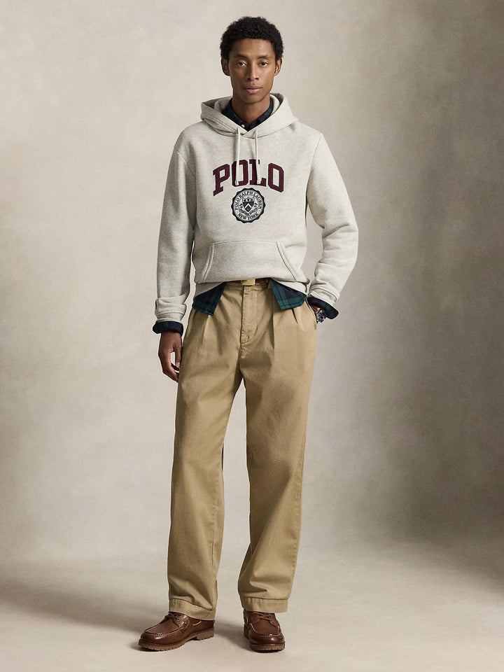 Logo fleece hoodie