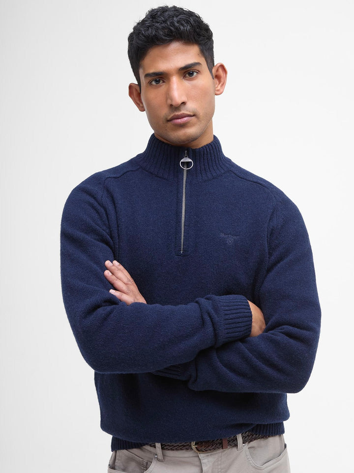 Grangetown Half Zip Knitted Jumper