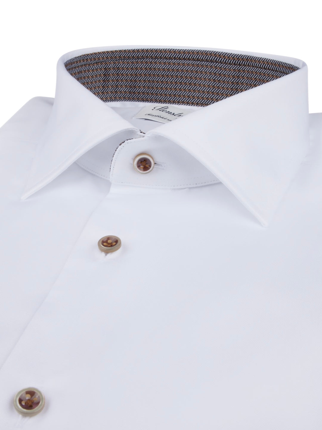 Cotton twill contrast shirt