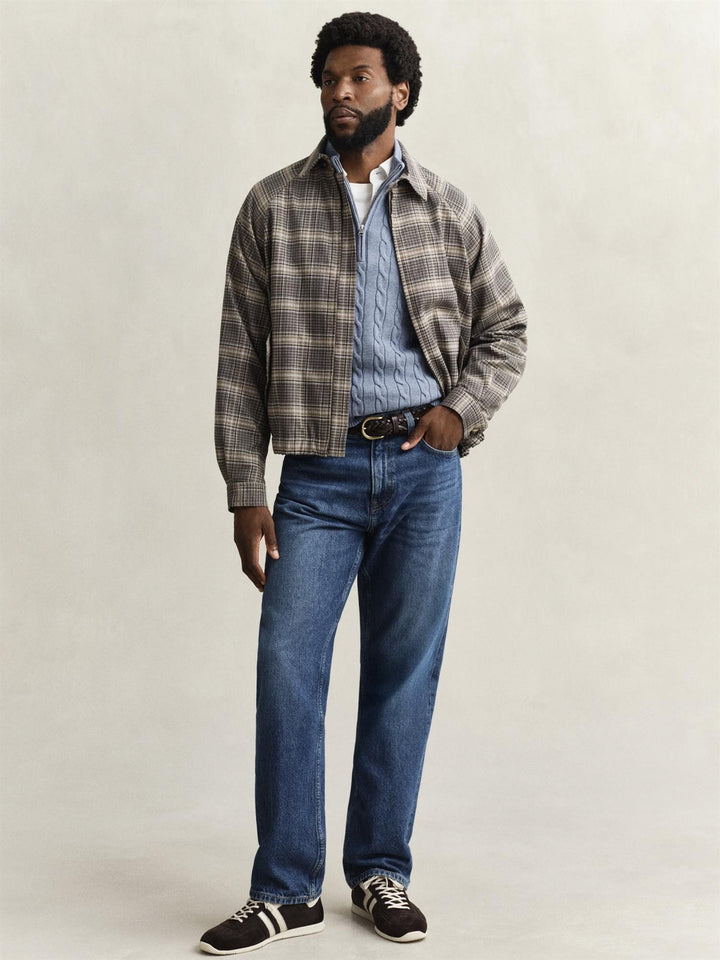 Cotton Cable Half Zip