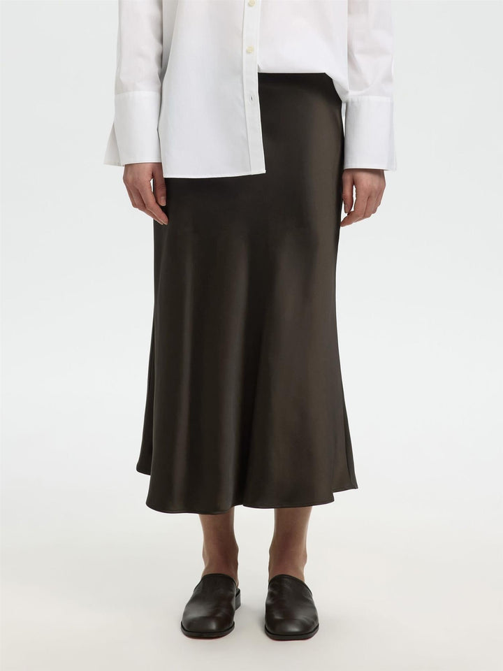 Slwlena Midi Skirt Sateng