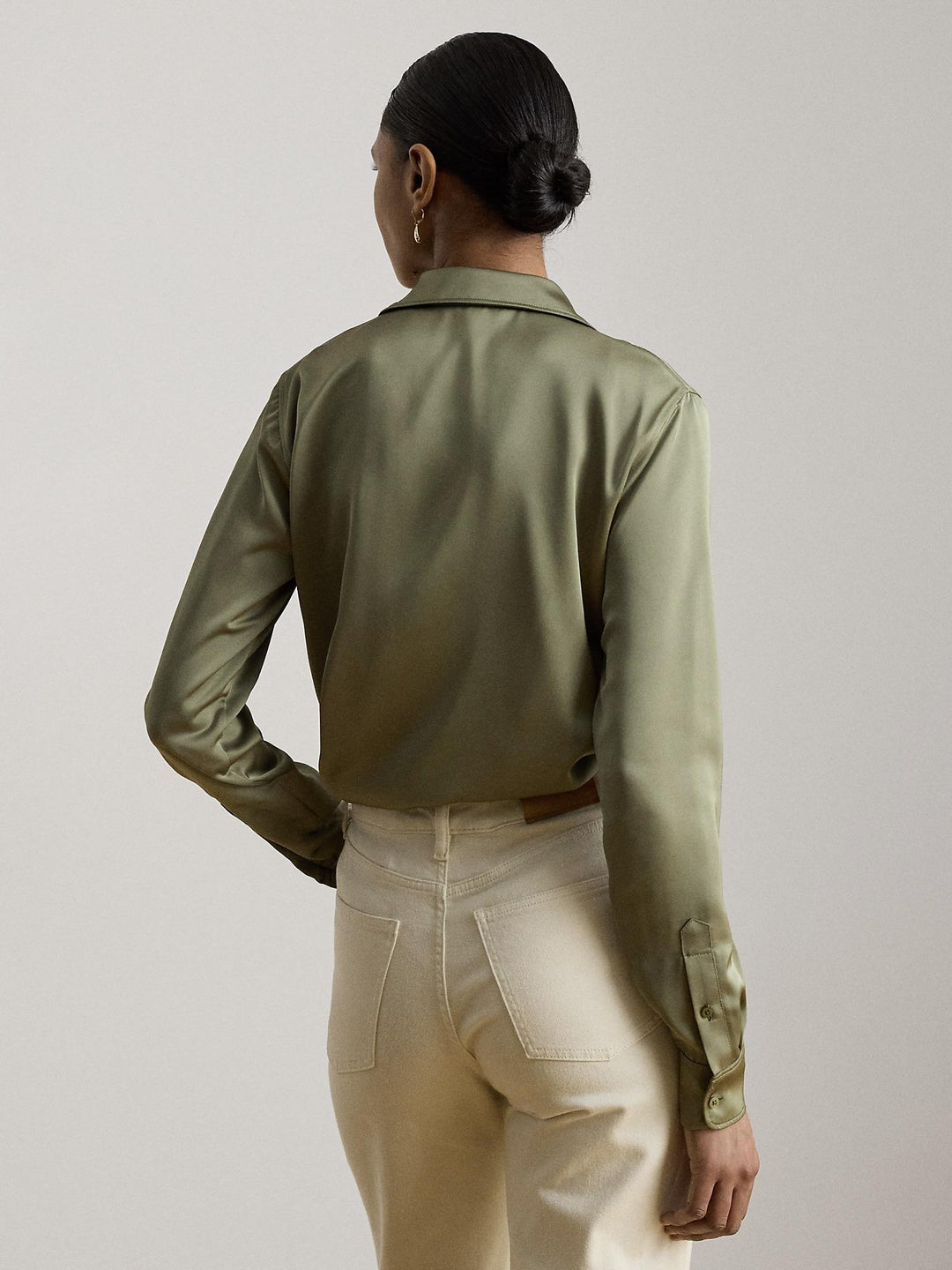 SATIN CHARMEUSE SHIRT