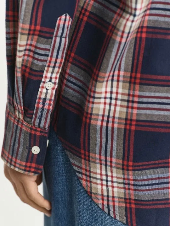Checked flannel shirt