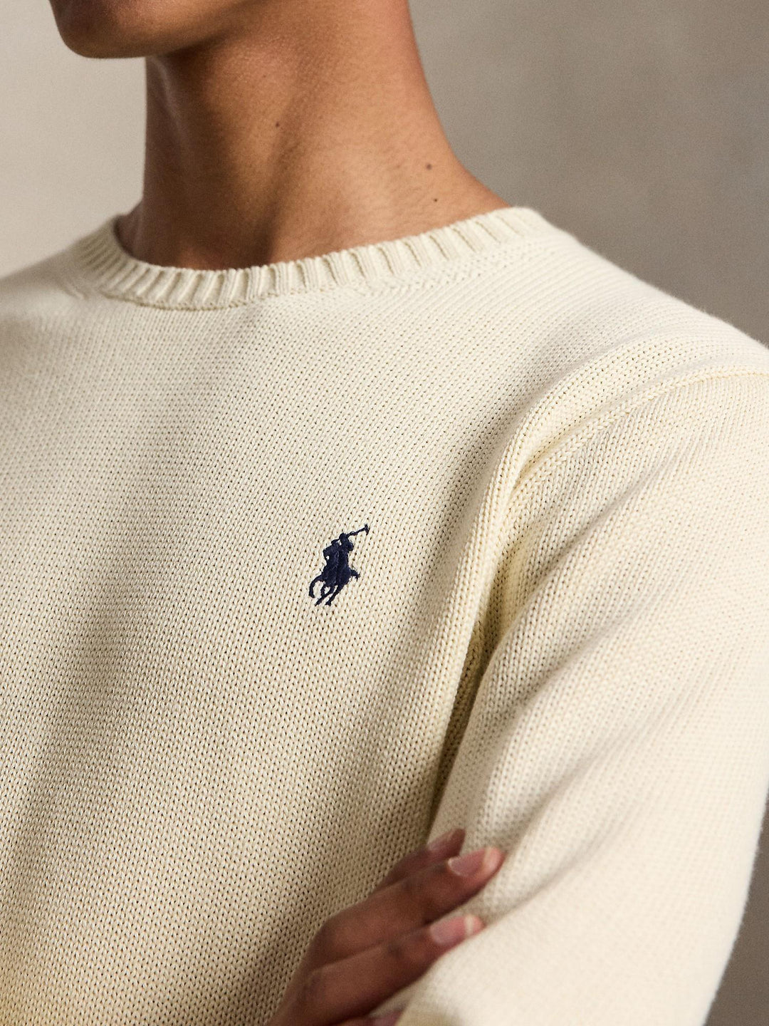 Cotton Crewneck Sweater