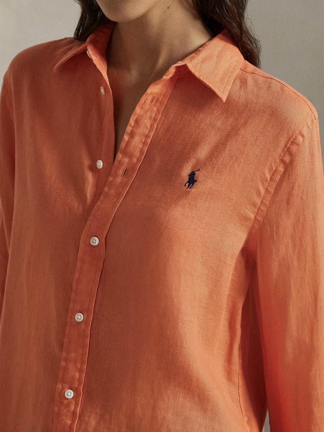 Classic Long Sleeve Button Front Shirt