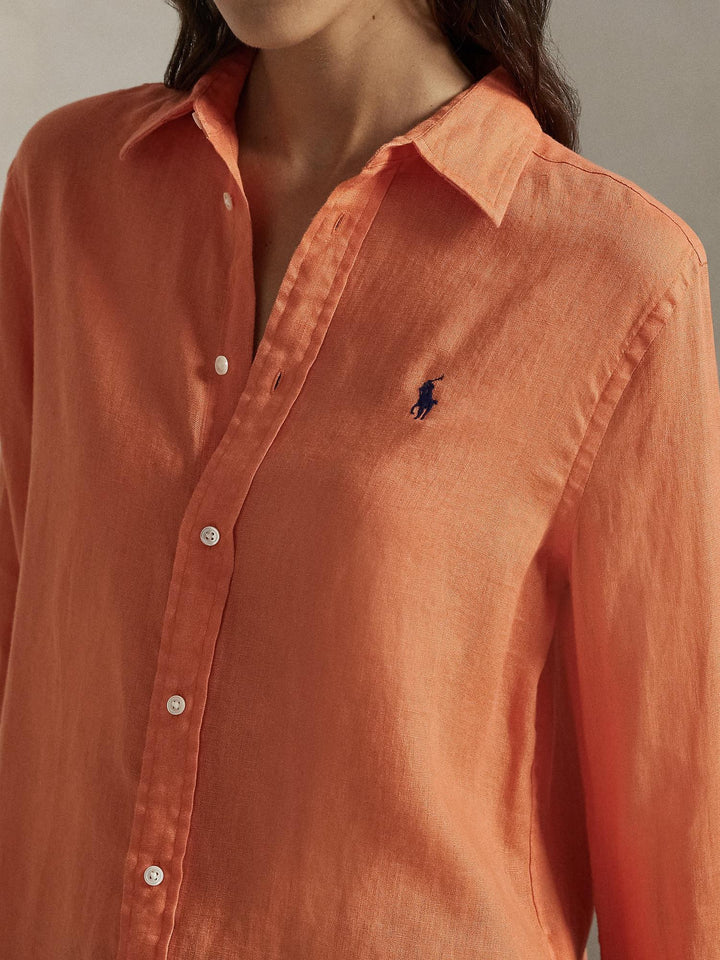 Classic Long Sleeve Button Front Shirt