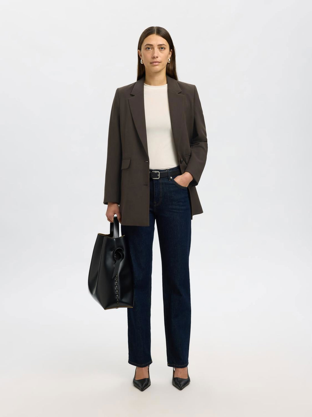 Slwrita Ls Relaxed Blazer Mel