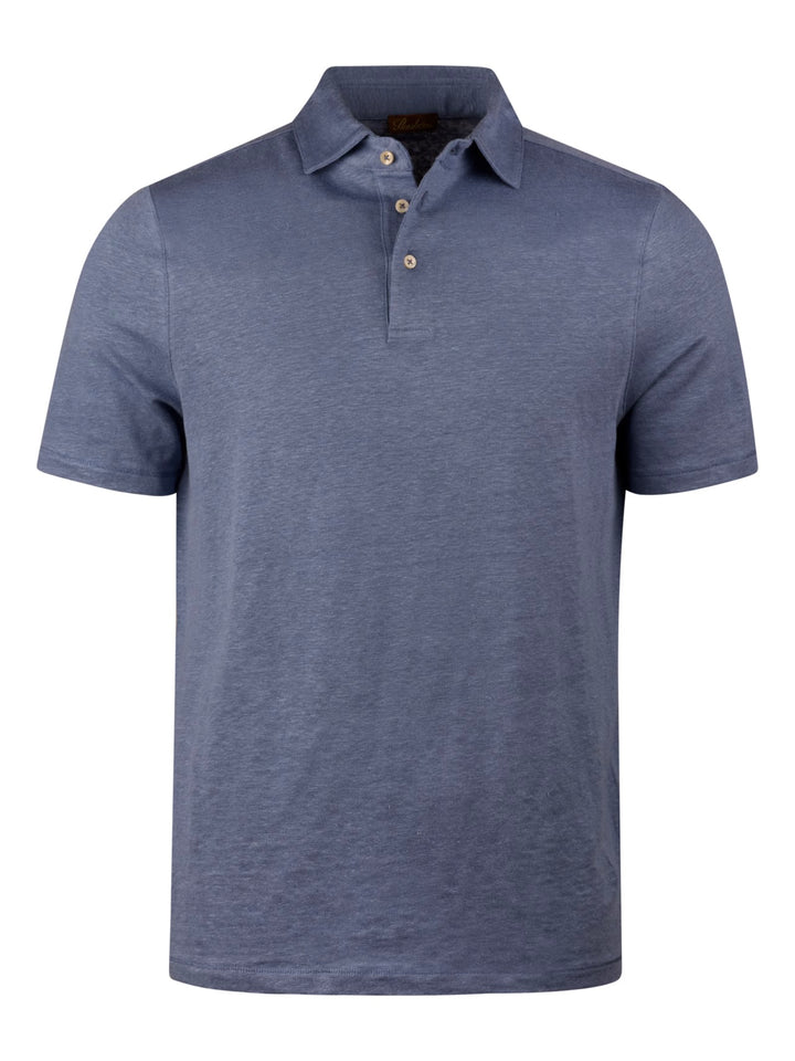 Polo shirt linen stretch