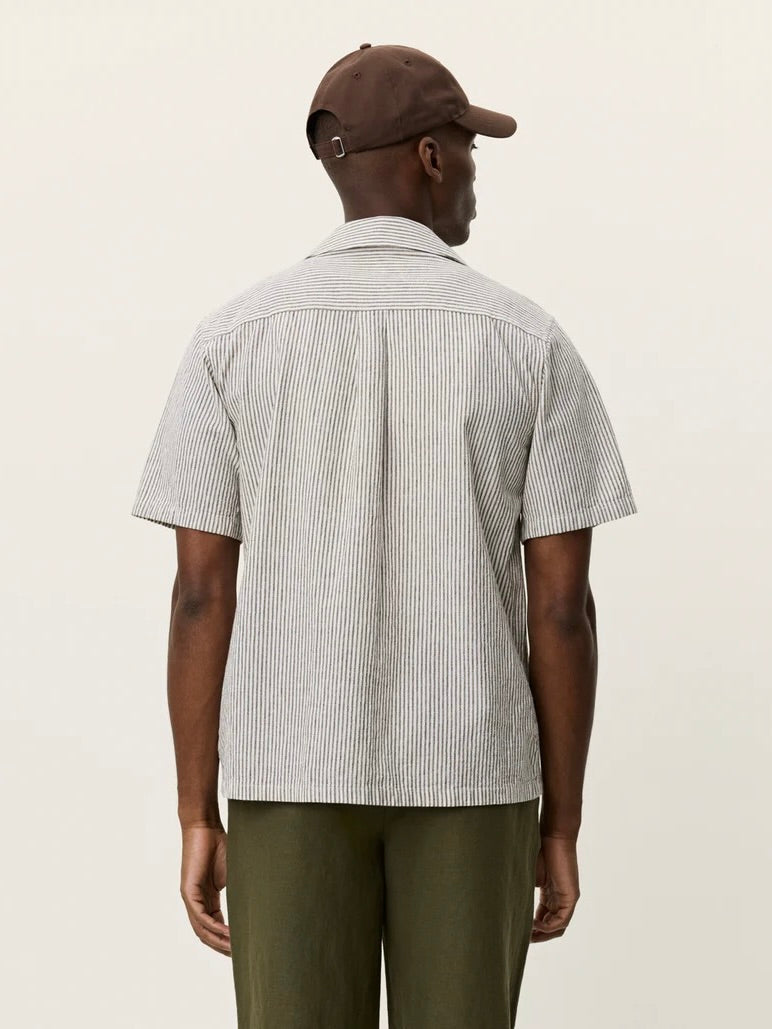 Lukas Stripe Cotton Linen Shirt