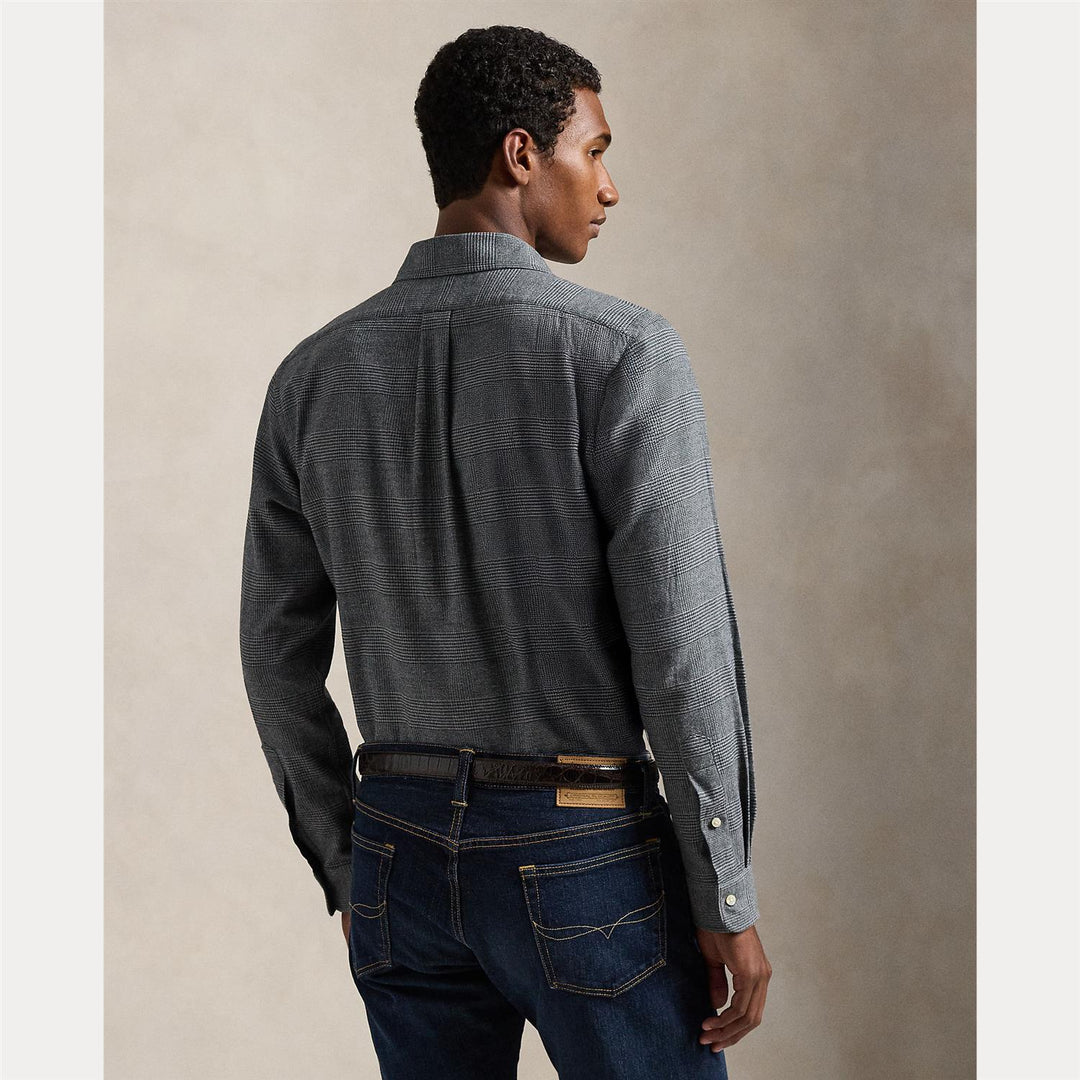 Custom Fit Plaid Performance Twill Shirt