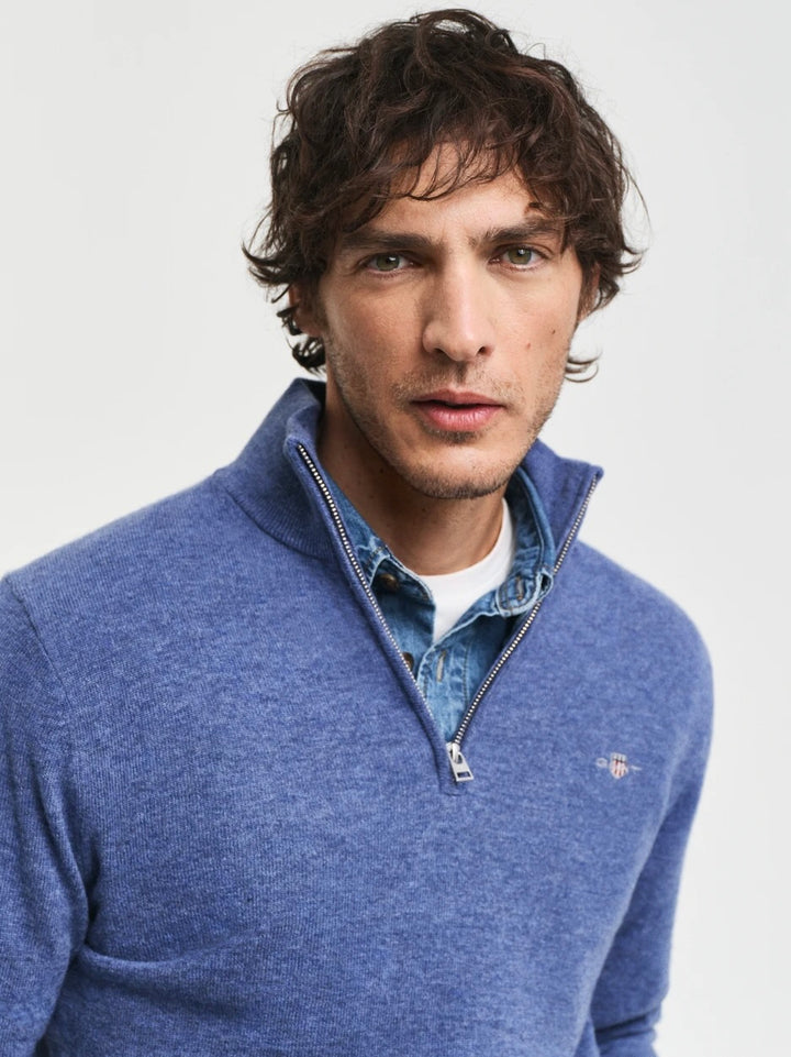 Extrafine Lambswool Half Zip