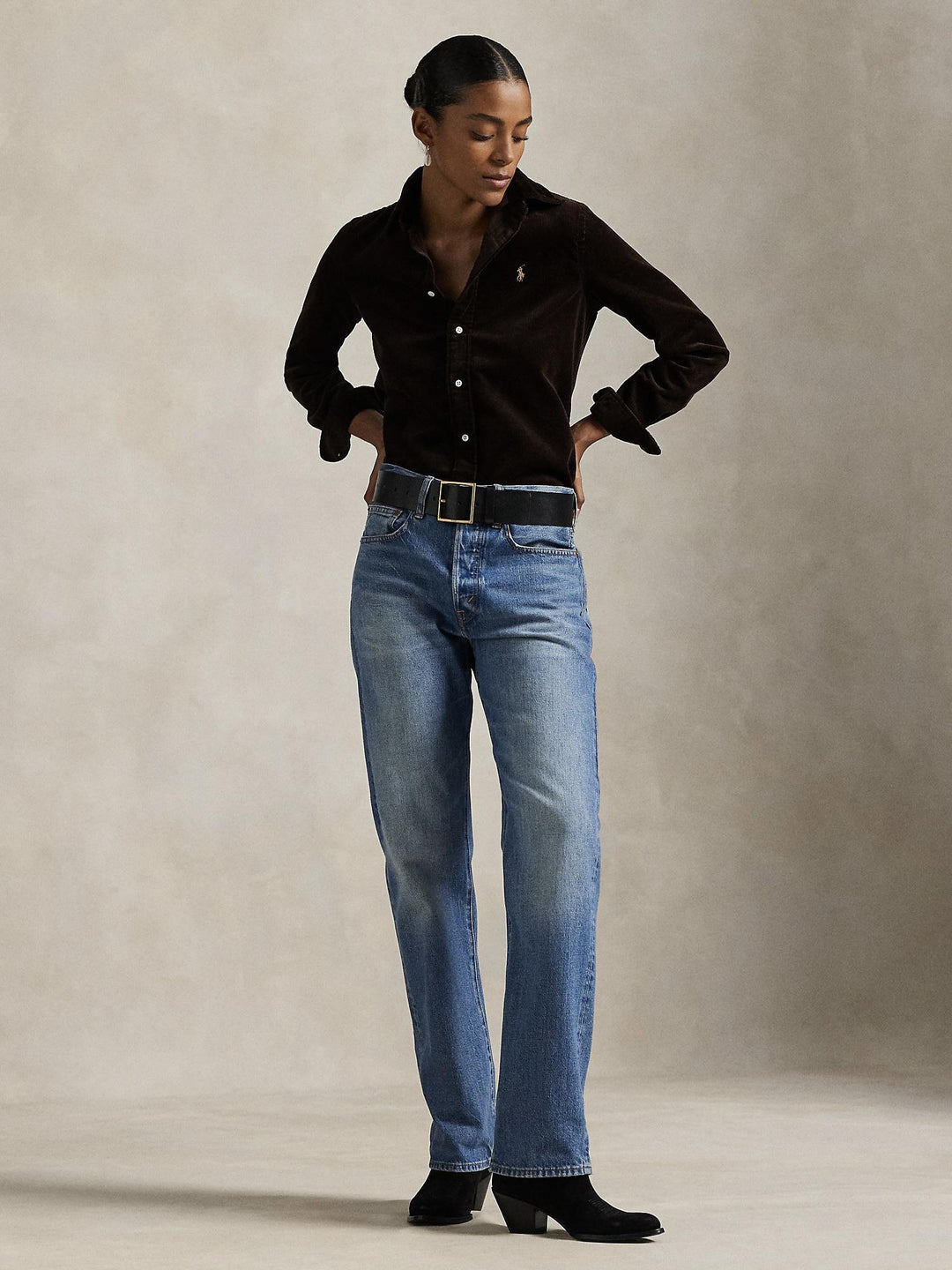 Slim Corduroy Shirt