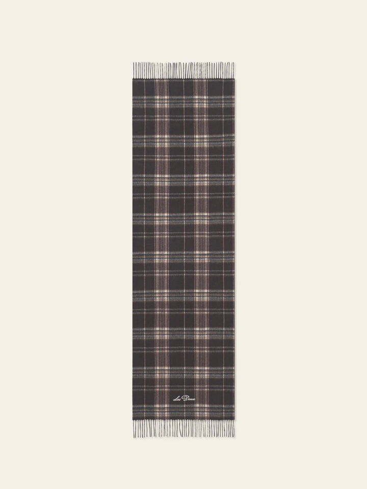 Check Wool Scarf