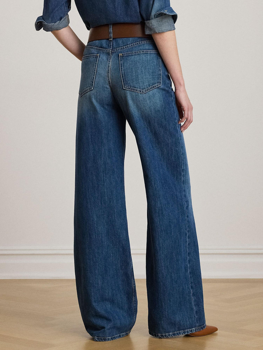 High rise wide leg