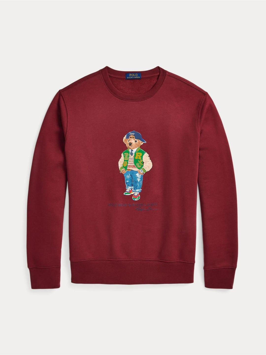 Polo bear fleece sweatshirt