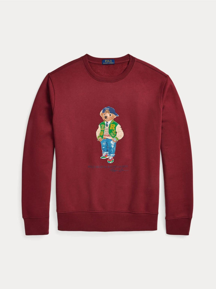 Polo bear fleece sweatshirt