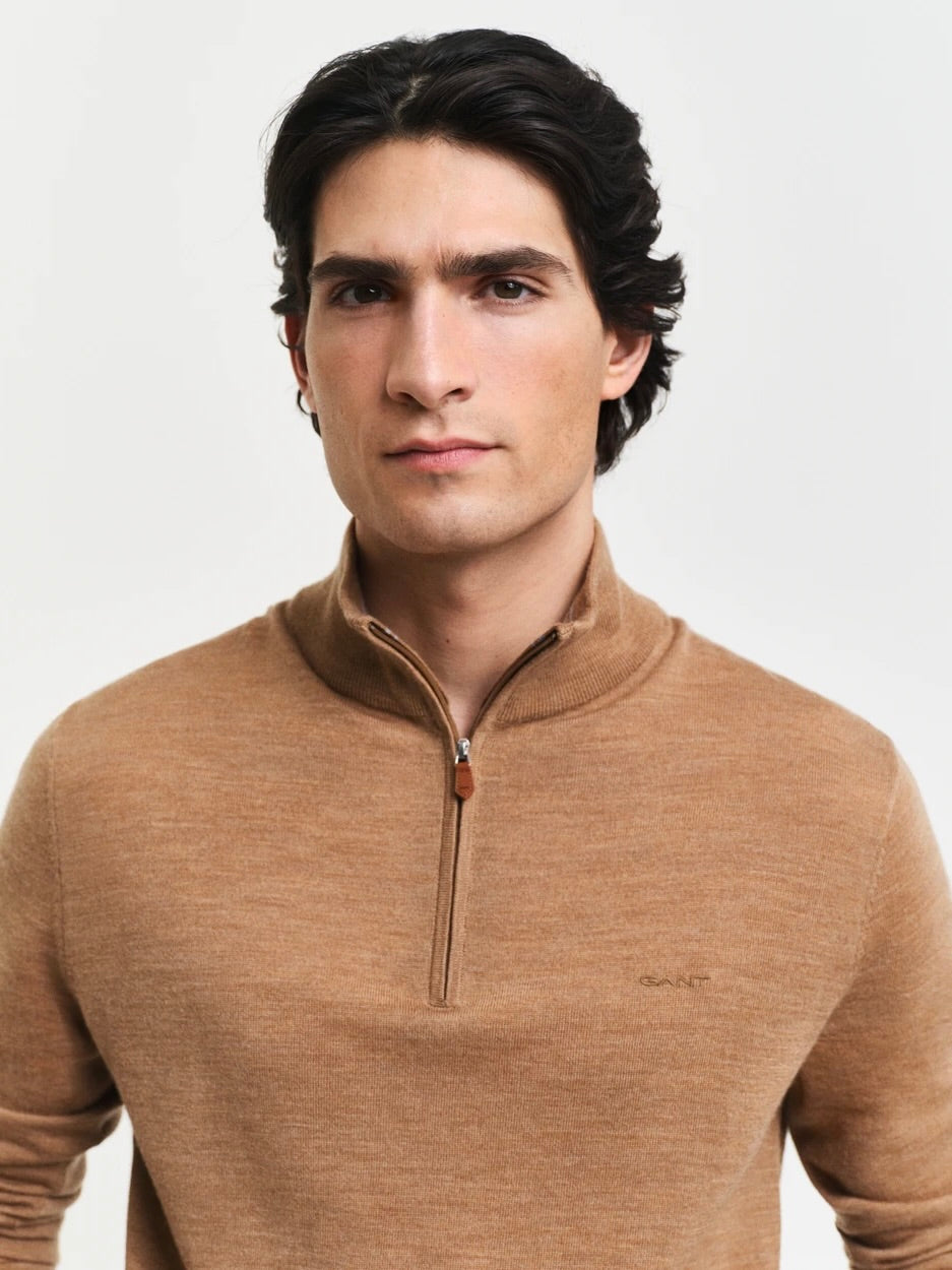 Extrafine Merino Wool Half Zip