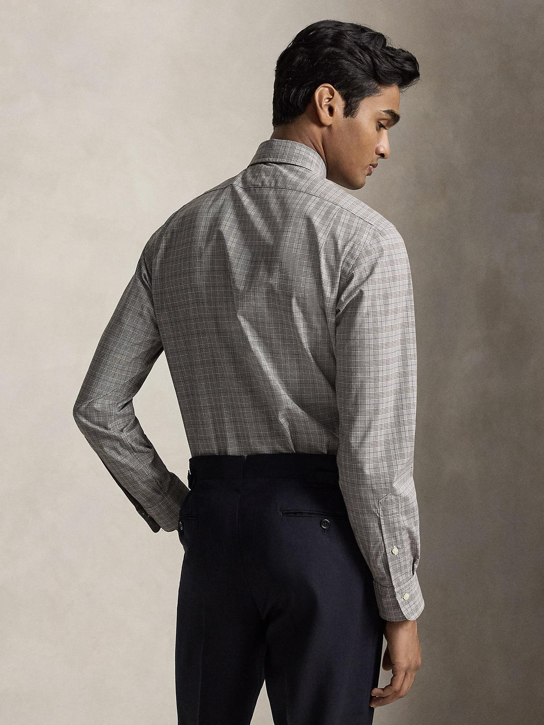 Custom fit poplin shirt