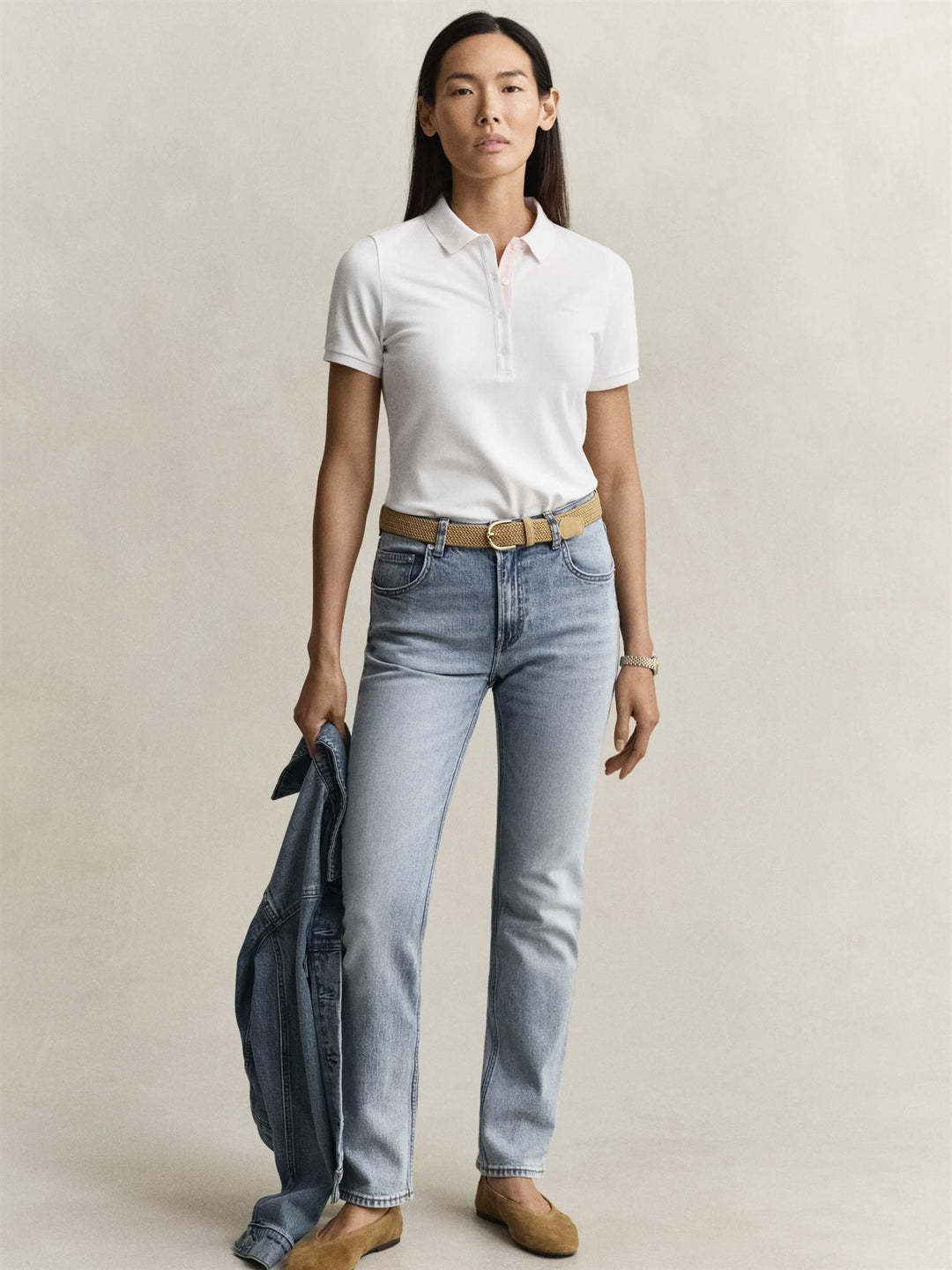 Slim Contrast Color Ss Pique Polo