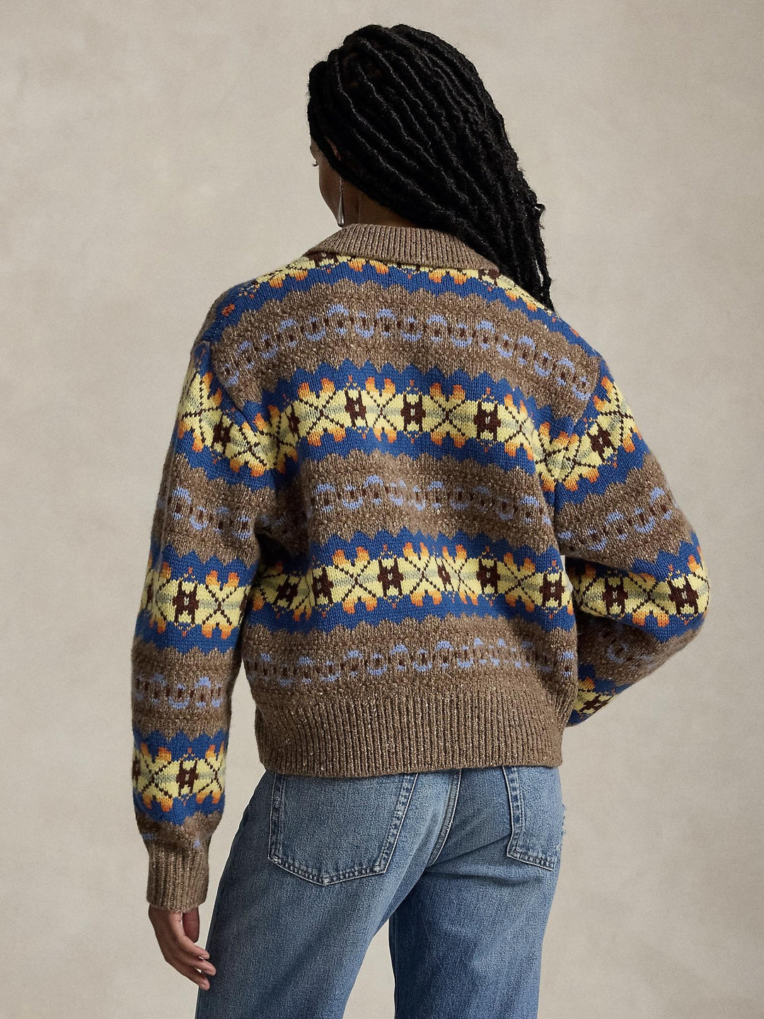Fair Isle Wool Blend Sweater