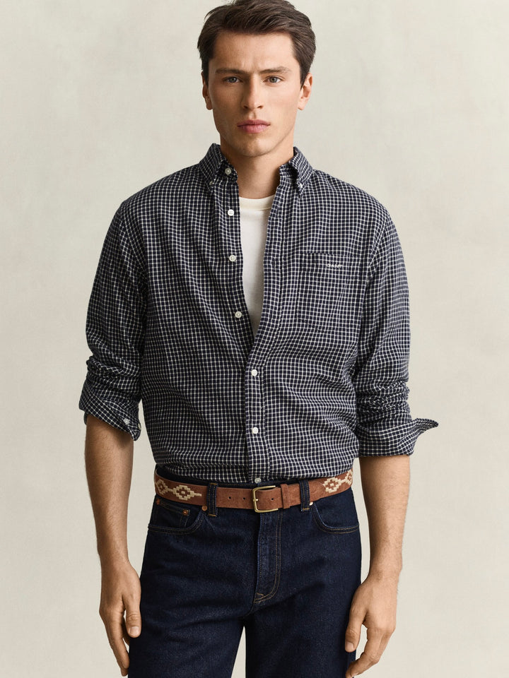 Reg Windblown Flannel Check Shirt
