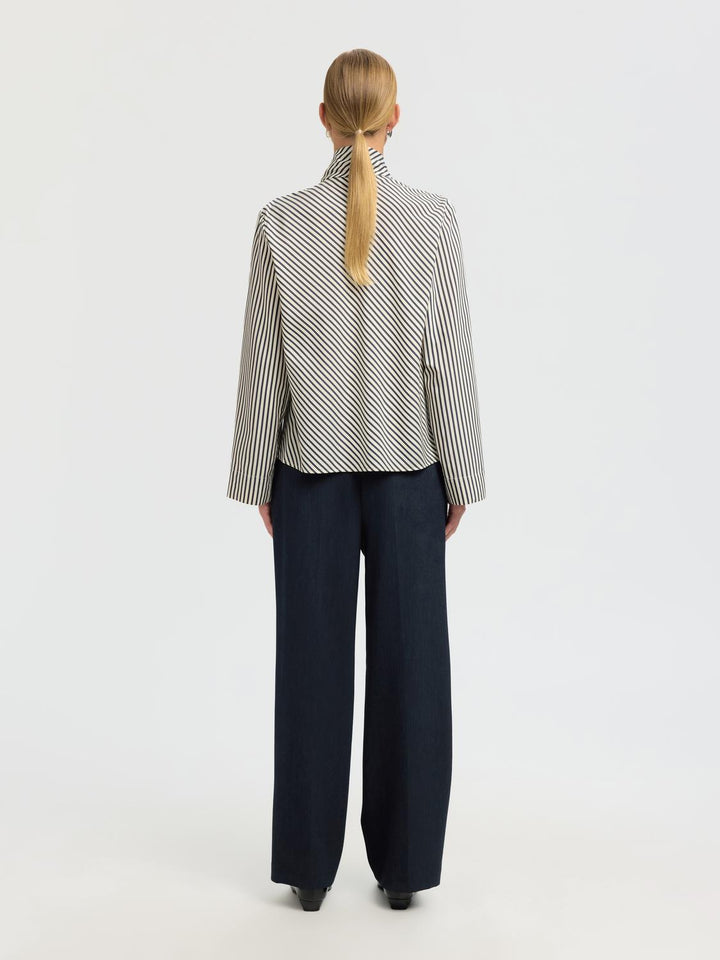 Slfcharlotte Ls Scarf Top B