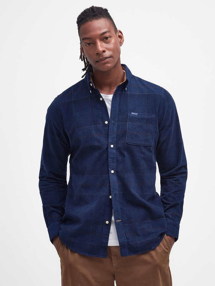 Blair Tailored Tartan Cord Shirt