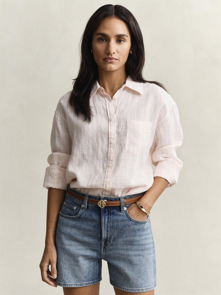 Rel Striped Linen Shirt