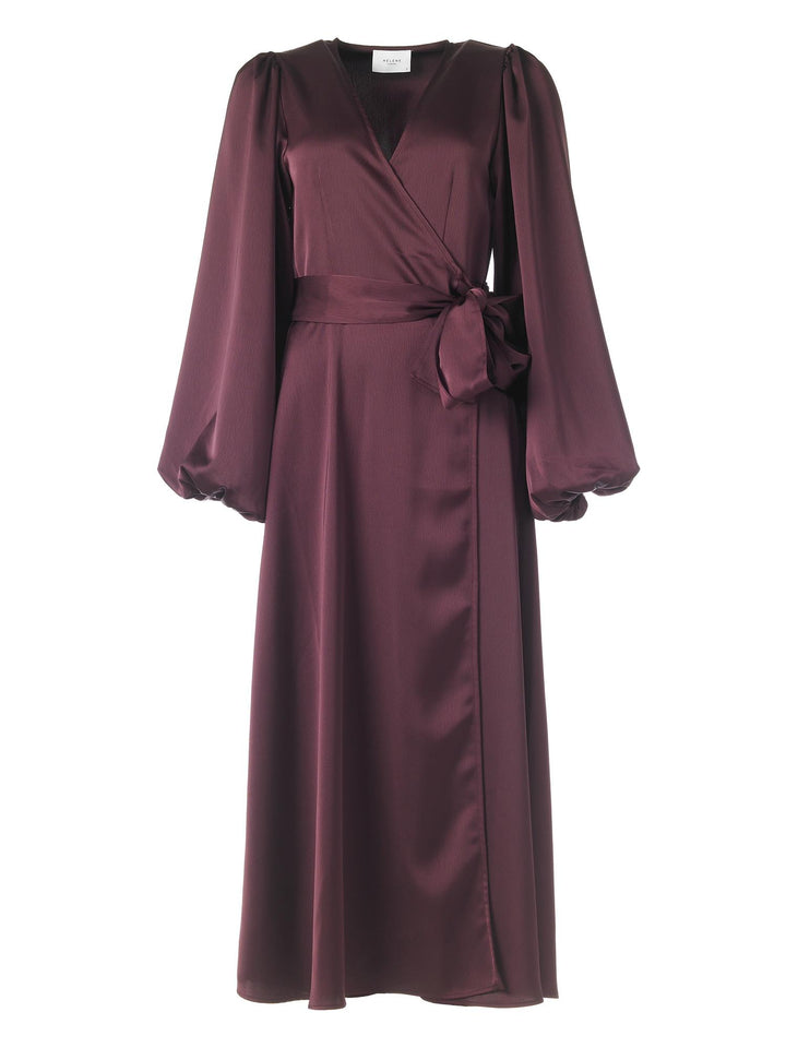 Locki Satin Maxi dress