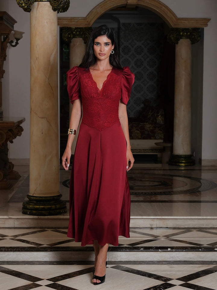 Francis Lace Midi Dress
