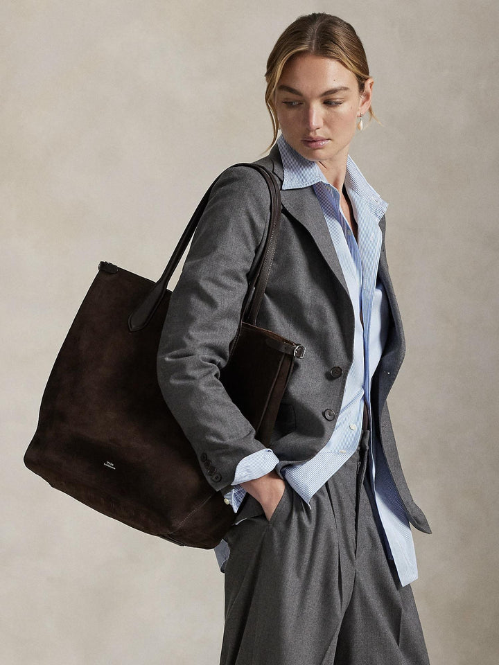 Bellport suede tote