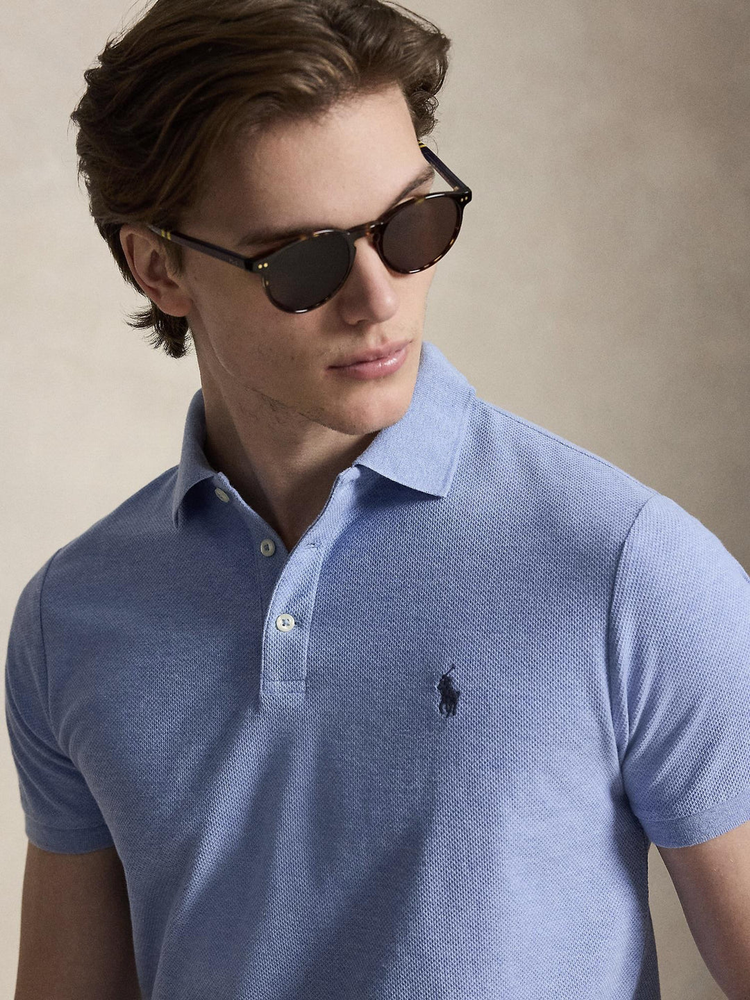 CUSTOM SLIM FIT MESH POLO