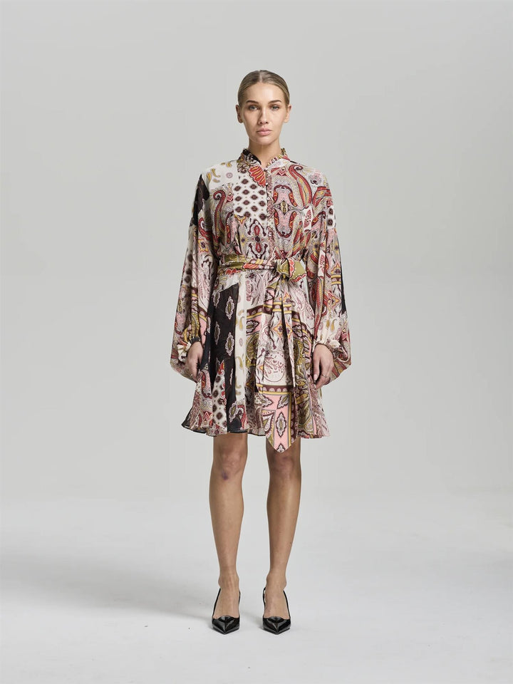Aliah paisley dress