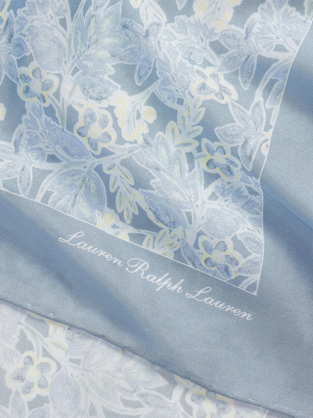 Floral Cotton Silk Scarf
