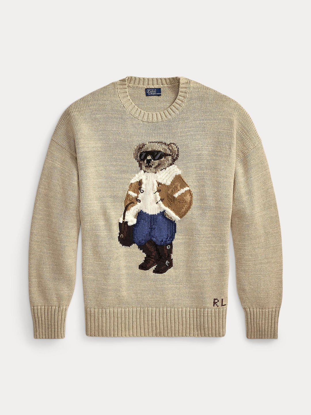 Winter Polo Bear Crewneck Sweater