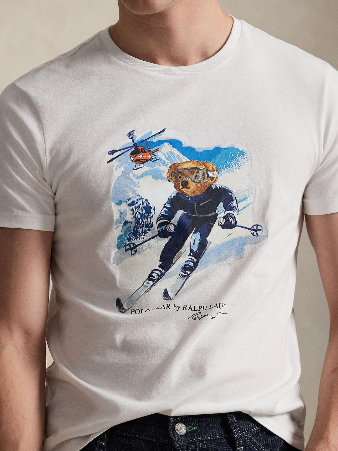 Custom Slim Fit Polo Bear T-Shirt