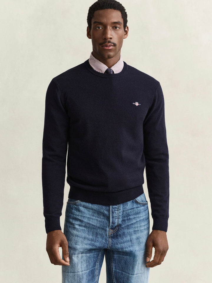 Superfine Lambswool C-Neck