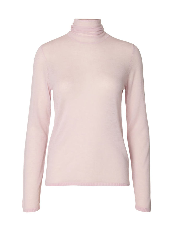 Slwvendy Wool Ls Knit Roll Neck Noos