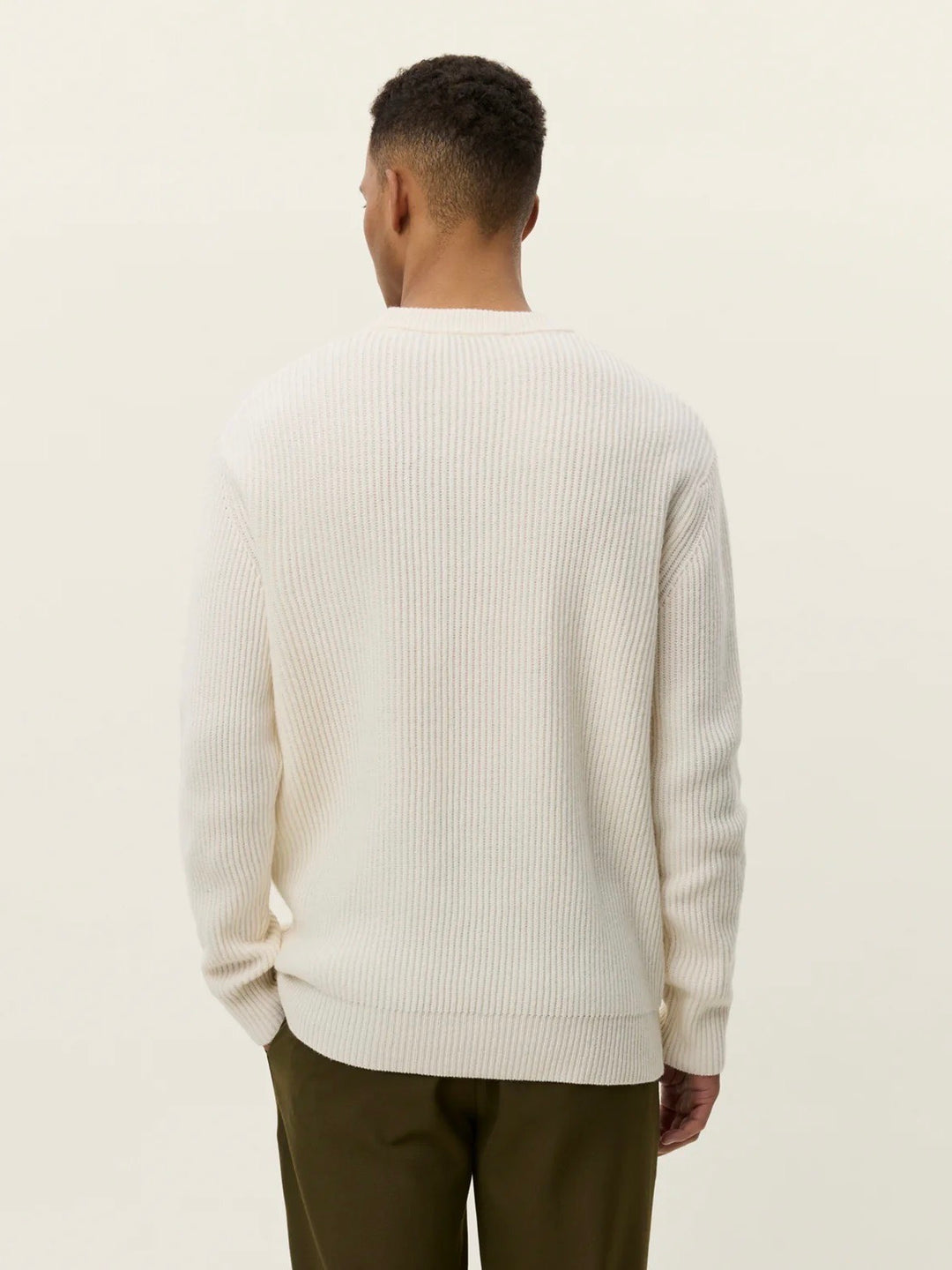 Eddie Wool Rib Crewneck Knit