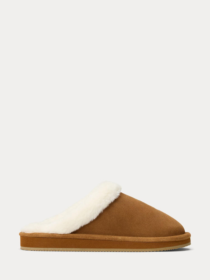 Polo bear suede slipper