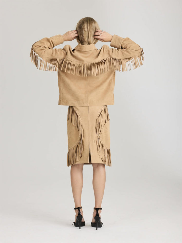 Bay fringe jacket