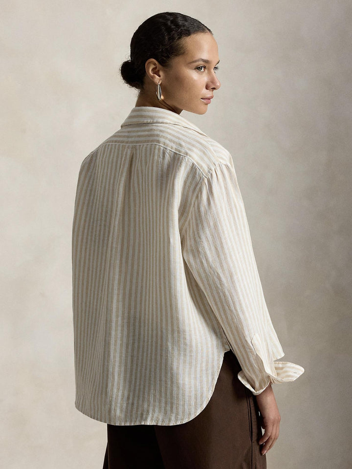 Gingham linen shirt