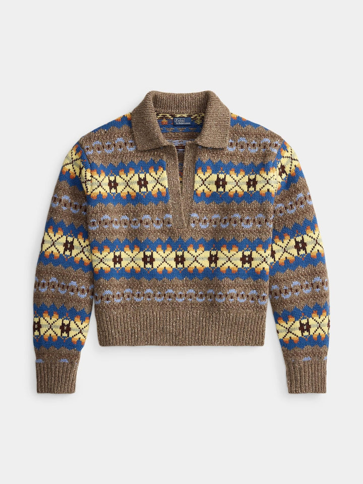 Fair Isle Wool Blend Sweater